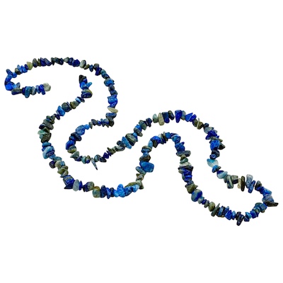 Semi-Precious Lapis Lazuli Chip Necklace Strand